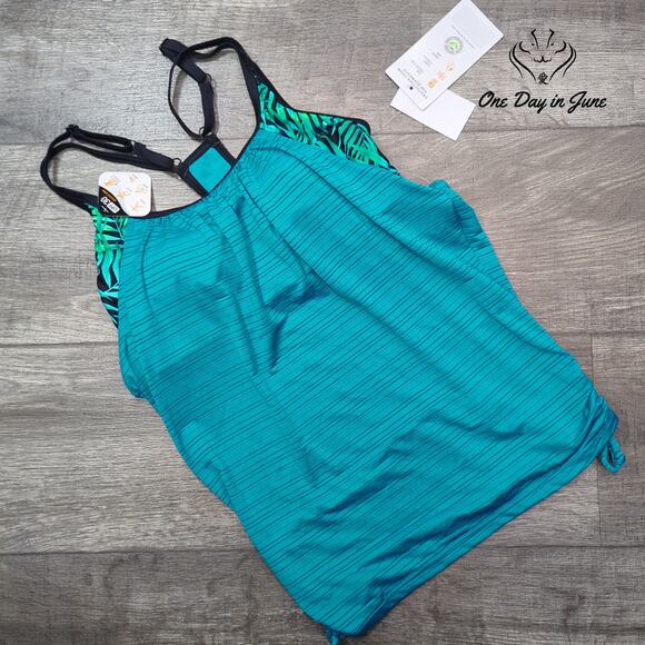 Xersion Double Up Tankini Top Size XS - Picture 1 of 5